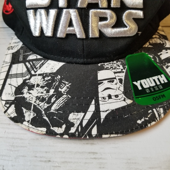 Lucasfilm Ltd Star Wars Embroidered Darth Vader Stormtroopers Comic Cap Hat NWOT - Picture 2 of 9